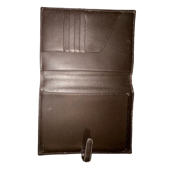 COACH TAN/BROWN CC MONOGRAM CANVAS LEATHER DAY PLANNER ORGANIZER - Picture 6 of 8